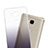Huawei GR5 Mini用極薄ソフトケース グラデーション 勾配色 クリア透明 ファーウェイ ブラック