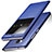 Huawei GX8用手帳型 レザーケース スタンド L01 ファーウェイ ネイビー
