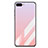 Huawei Honor 10用ハイブリットバンパーケース プラスチック 鏡面 虹 グラデーション 勾配色 カバー ファーウェイ ピンク