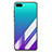 Huawei Honor 10用ハイブリットバンパーケース プラスチック 鏡面 虹 グラデーション 勾配色 カバー ファーウェイ ネイビー