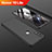 Huawei Honor 10 Lite用ハードケース プラスチック 質感もマット 前面と背面 360度 フルカバー Q01 ファーウェイ ブラック