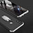 Huawei Honor 10 Lite用ハードケース プラスチック 質感もマット 前面と背面 360度 フルカバー アンド指輪 ファーウェイ シルバー