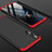 Huawei Honor 20用ハードケース プラスチック 質感もマット 前面と背面 360度 フルカバー P01 ファーウェイ レッド・ブラック