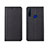Huawei Honor 20 Lite用手帳型 レザーケース スタンド カバー T06 ファーウェイ ブラック