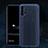 Huawei Honor 20 Pro用ケース 高級感 手触り良いレザー柄 R02 ファーウェイ ネイビー