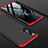 Huawei Honor 20 Pro用ハードケース プラスチック 質感もマット 前面と背面 360度 フルカバー P01 ファーウェイ レッド・ブラック