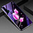 Huawei Honor 20 Pro用ハイブリットバンパーケース プラスチック 鏡面 花 カバー K02 ファーウェイ ローズレッド