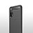 Huawei Honor 20S用シリコンケース ソフトタッチラバー ツイル B02 ファーウェイ ブラック