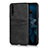 Huawei Honor 20S用ケース 高級感 手触り良いレザー柄 R04 ファーウェイ ブラック