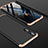 Huawei Honor 20S用ハードケース プラスチック 質感もマット 前面と背面 360度 フルカバー P01 ファーウェイ ゴールド・ブラック