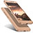 Huawei Honor 6X用ハードケース プラスチック 質感もマット 前面と背面 360度 フルカバー ファーウェイ ゴールド