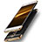 Huawei Honor 6X用ケース 高級感 手触り良い メタル兼プラスチック バンパー M02 ファーウェイ ブラック