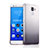 Huawei Honor 7用極薄ソフトケース グラデーション 勾配色 クリア透明 ファーウェイ グレー
