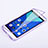 Huawei Honor 7 Dual SIM用ソフトケース フルカバー クリア透明 ファーウェイ パープル