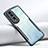 Huawei Honor 80 Pro Flat 5G用極薄ソフトケース シリコンケース 耐衝撃 全面保護 クリア透明 T08 ファーウェイ ブラック