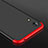 Huawei Honor 8A用ハードケース プラスチック 質感もマット 前面と背面 360度 フルカバー Q01 ファーウェイ ブラック