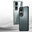 Huawei Honor 90 Pro 5G用ハイブリットバンパーケース 透明 プラスチック カバー W01L ファーウェイ