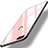 Huawei Honor 9i用ハイブリットバンパーケース プラスチック 鏡面 カバー ファーウェイ ピンク