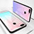 Huawei Honor 9i用ハイブリットバンパーケース プラスチック 鏡面 虹 グラデーション 勾配色 カバー ファーウェイ 