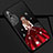 Huawei Honor 9X用シリコンケース ソフトタッチラバー バタフライ ドレスガール ドレス少女 カバー ファーウェイ レッド・ブラック