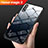 Huawei Honor Magic 2用ハイブリットバンパーケース クリア透明 プラスチック 鏡面 カバー M03 ファーウェイ ブラック