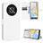 Huawei Honor Magic4 Lite 5G用手帳型 レザーケース スタンド カバー BY1 ファーウェイ ホワイト