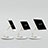 Huawei Honor Pad 5 10.1 AGS2-W09HN AGS2-AL00HN用スタンドタイプのタブレット クリップ式 フレキシブル仕様 H06 ファーウェイ ホワイト