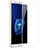 Huawei Honor Play 7X用強化ガラス フル液晶保護フィルム F03 ファーウェイ ホワイト