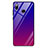 Huawei Honor Play用ハイブリットバンパーケース プラスチック 鏡面 虹 グラデーション 勾配色 カバー G01 ファーウェイ レッド