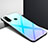 Huawei Honor Play4T用ハイブリットバンパーケース プラスチック 鏡面 カバー ファーウェイ ブルー