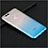 Huawei Honor V10用極薄ソフトケース グラデーション 勾配色 クリア透明 ファーウェイ ブルー