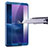 Huawei Honor V10用アンチグレア ブルーライト 強化ガラス 液晶保護フィルム B01 ファーウェイ ネイビー