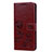 Huawei Honor V10 Lite用手帳型 レザーケース スタンド カバー L07 ファーウェイ ブラウン