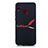 Huawei Honor V10 Lite用シリコンケース ソフトタッチラバー バタフライ パターン カバー S01 ファーウェイ レッド
