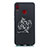 Huawei Honor V10 Lite用シリコンケース ソフトタッチラバー 星座 カバー S06 ファーウェイ ブラック