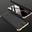 Huawei Honor V20用ハードケース プラスチック 質感もマット 前面と背面 360度 フルカバー ファーウェイ ゴールド・ブラック