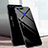 Huawei Honor V20用ハイブリットバンパーケース プラスチック 鏡面 虹 グラデーション 勾配色 カバー H01 ファーウェイ ブラック
