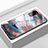 Huawei Honor V30 5G用ハイブリットバンパーケース プラスチック パターン 鏡面 カバー S02 ファーウェイ ブラウン