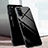 Huawei Honor V30 5G用ハイブリットバンパーケース プラスチック 鏡面 虹 グラデーション 勾配色 カバー ファーウェイ ブラック