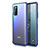 Huawei Honor V30 5G用極薄ケース クリア透明 プラスチック 質感もマットU01 ファーウェイ ネイビー