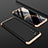 Huawei Honor V30 5G用ハードケース プラスチック 質感もマット 前面と背面 360度 フルカバー ファーウェイ ゴールド・ブラック