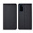 Huawei Honor V30 Pro 5G用手帳型 布 スタンド H01 ファーウェイ ブラック