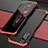 Huawei Honor V30 Pro 5G用ケース 高級感 手触り良い アルミメタル 製の金属製 カバー ファーウェイ レッド・ブラック