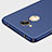 Huawei Honor V9 Play用ハードケース プラスチック 質感もマット アンド指輪 ファーウェイ ネイビー