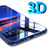 Huawei Honor V9 Play用強化ガラス 3D 液晶保護フィルム ファーウェイ クリア