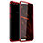 Huawei Honor View 10用極薄ソフトケース シリコンケース 耐衝撃 全面保護 クリア透明 H01 ファーウェイ レッド
