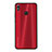 Huawei Honor View 10 Lite用シリコンケース ソフトタッチラバー ライン カバー ファーウェイ レッド