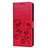Huawei Honor View 10 Lite用手帳型 レザーケース スタンド カバー L07 ファーウェイ レッド