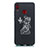Huawei Honor View 10 Lite用シリコンケース ソフトタッチラバー 星座 カバー S12 ファーウェイ ブラック