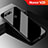 Huawei Honor View 20用ハイブリットバンパーケース プラスチック 鏡面 カバー ファーウェイ ブラック